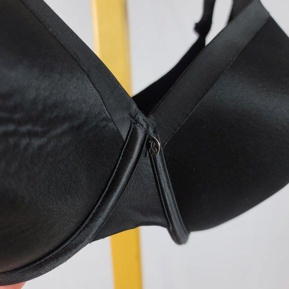 Cacique French full coverage black plus size bra 38DDD - Picture 3 of 6